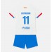 Barcelona Raphinha Belloli #11 Replika Babykläder Borta matchkläder barn 2023-24 Korta ärmar (+ Korta byxor)